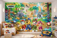 Paw Patrol kids bedroom Premium wall murals | Buy it now