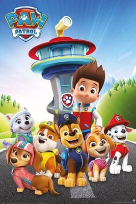Paw Patrol Crests 61x91 5cm Animated Movie Poster Buy It Now paw-patrol-crests-61x91-5cm-animated-movie-poster-buy-it-now