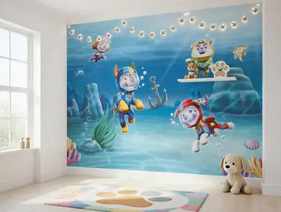 Paw Patrol kids bedroom wall murals | Buy it now