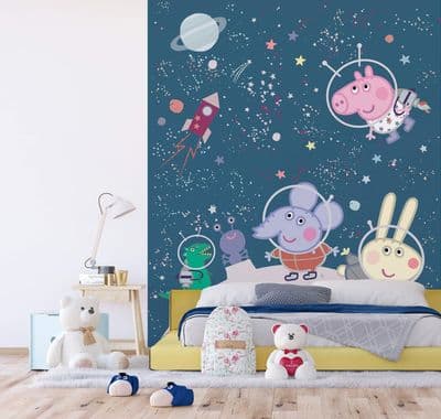 Peppa Pig wall mural wallpaper 270x225 cm