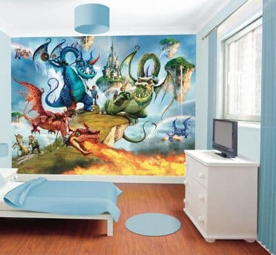 Photo wallpaper Dragons