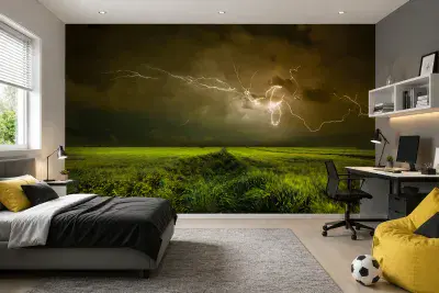 Photo wallpaper Lightning And Thunder