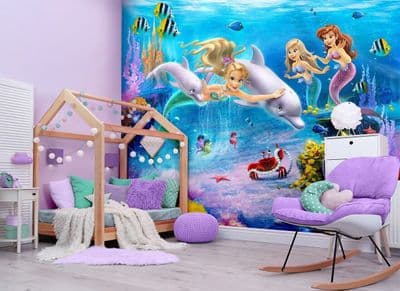 Photo wallpaper Mermaids wall mural