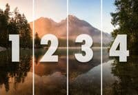 Photo wallpapers Mountain Lake | Shop online