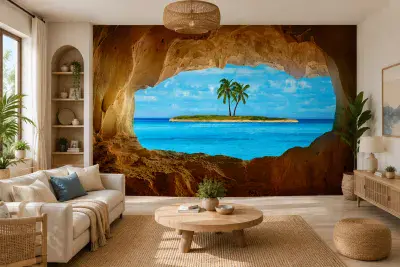 Photo wallpaper Paradise Island view