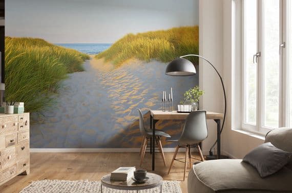 Photo wallpapers Sandy Path - Seaside | Buy it now