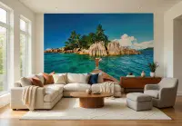 Photo wallpapers St.Pierre Island At Seychelles | Shop online