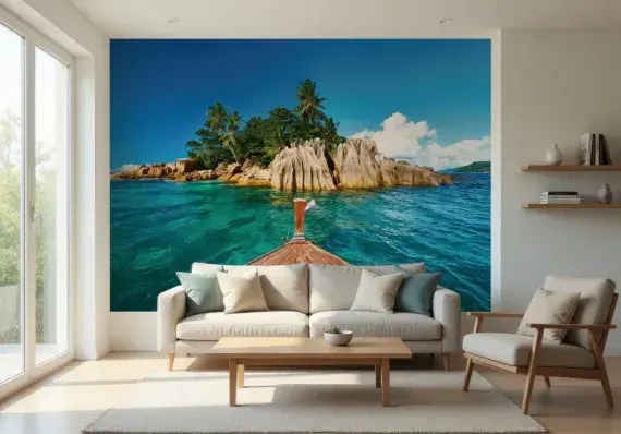 Photo wallpapers St.Pierre Island At Seychelles | Shop online