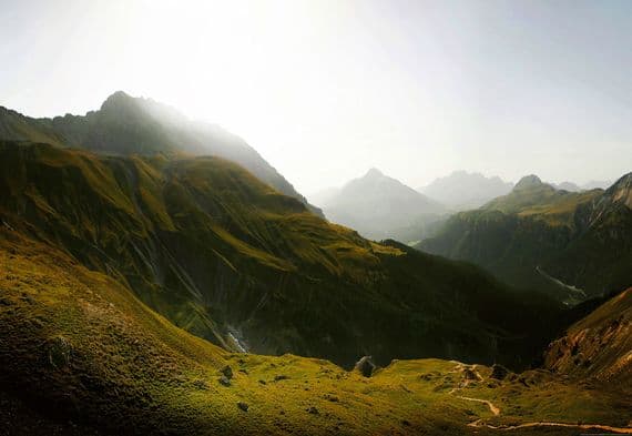 Photo wallpapers Swiss Mountains | Shop online