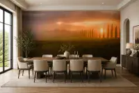 Photo wallpapers Tuscany Sun Rising | Shop online