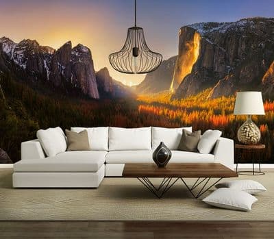 Photo wallpaper Yosemite National Park Usa