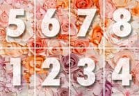 Pink floral Paper Wall Murals | UK based store