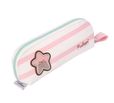 Pink Pusheen Cat Pencil Case Pen Holder Stationary School Gifts for Girl