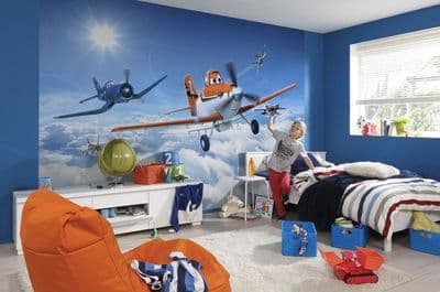 Planes above the clouds Disney wall mural