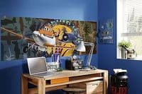 Panoramic wall mural wallpaper Planes Disney