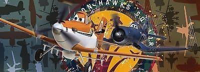 Panoramic wall mural wallpaper Planes Disney