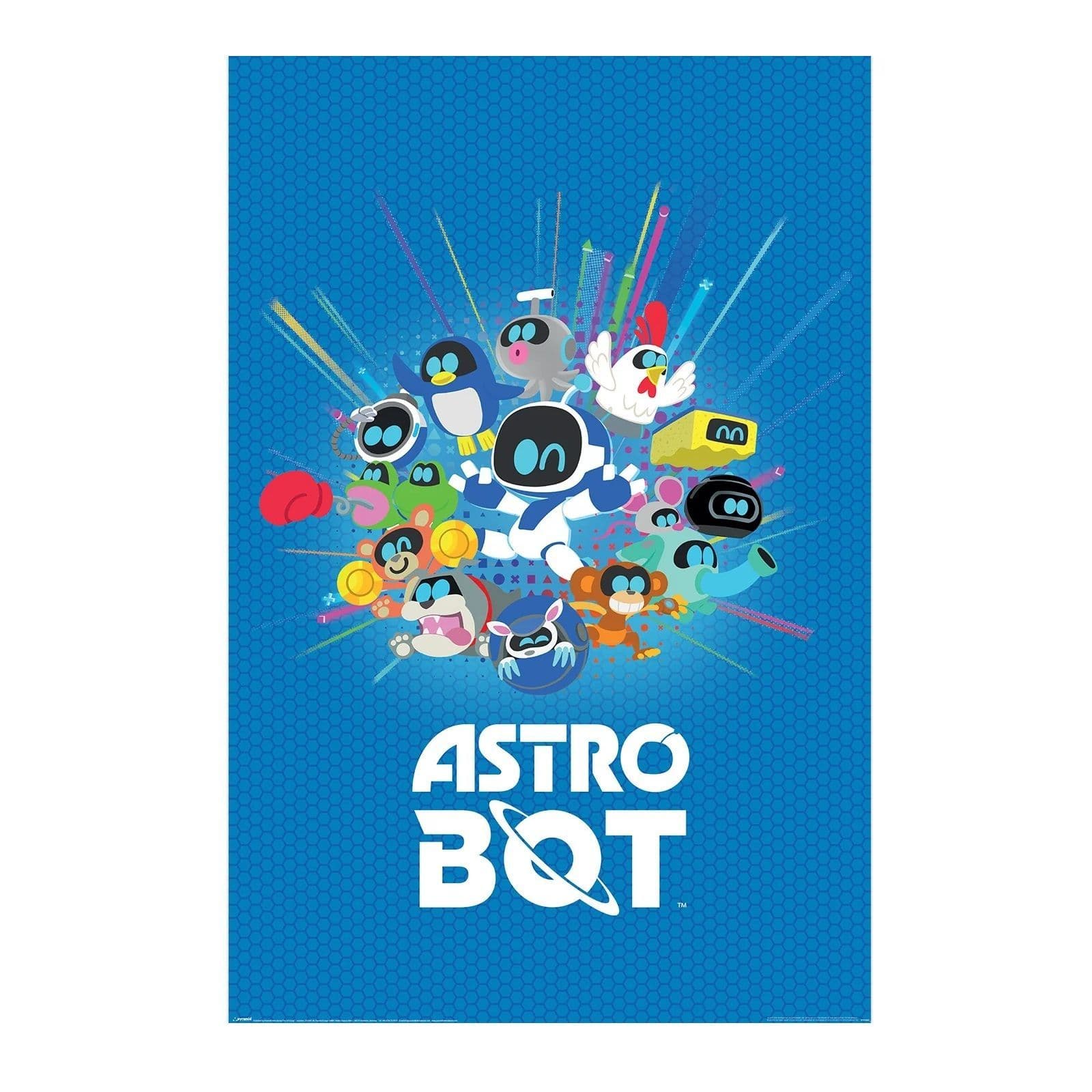 Playstation Astro Bot Friends Gaming Poster 61x91,5cm | Buy it now