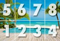 Beach scenery Paper Wall Murals | UK based store