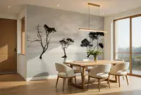 Trees in the Still Water Wall Mural | Premium Non-Woven | Shop online