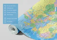 Blue Map Premium wall murals | Buy it now