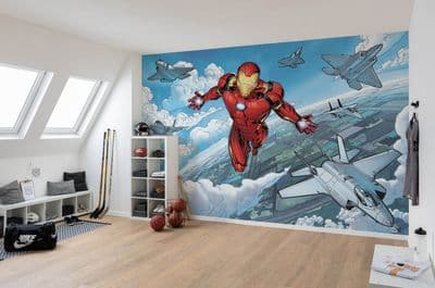 PREMIUM wallpaper mural Iron Man Flight 400 x 280 cm