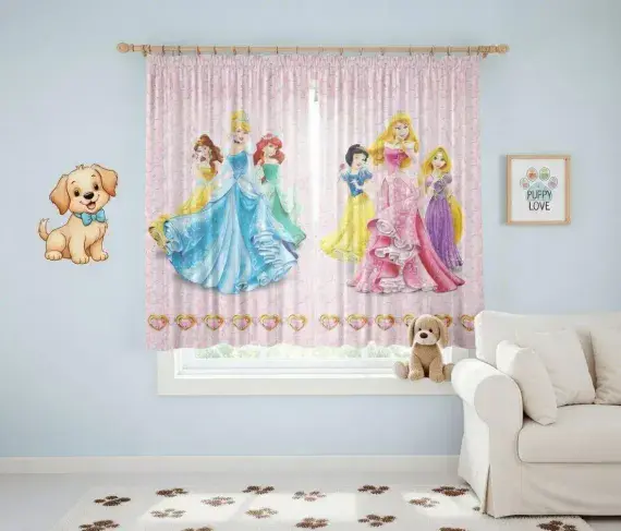 Disney Princess children's bedroom Curtains | Shop online