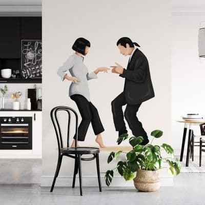 Pulp Fiction dance 192x260 wall mural wallpaper