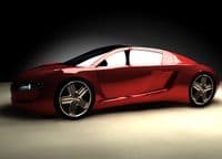 Red sports car wall murals | Homewallmurals