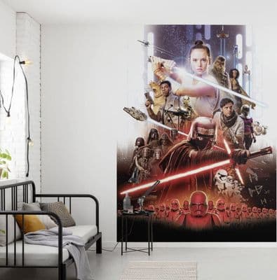 Rey, Jedi, Star Wars EP9 wall mural wallpaper