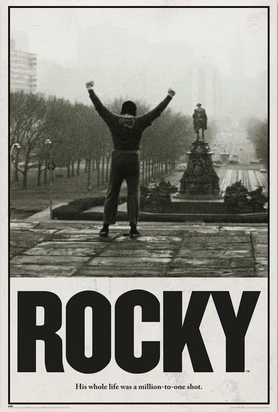 Rocky Balboa A Million To One Shot  61x91,5 cm Movie Poster | Buy it now