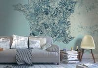 Map of The France in giant size wallpaper murals | Allwallpapers