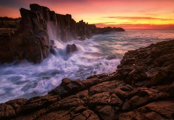 Living room photo wallpapers  Sea Cliff  | Shop online