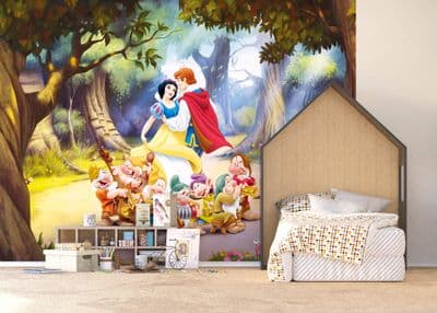 Snow White Paper wallpaper mural  360x254cm