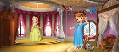 Sofia Princess Panoramic mural wallpaper 202x90cm