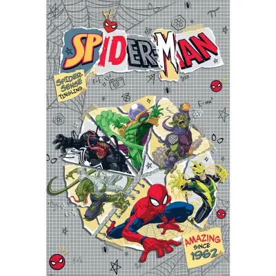 Spider-Man Spider Sense Large Poster 24x36 inch | 61x91,5 cm Marvel Wall Art