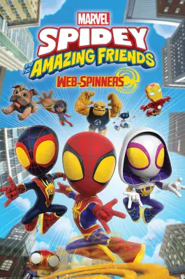 Spidey and His Amazing Friends Poster 61x91,5cm for kids bedroom