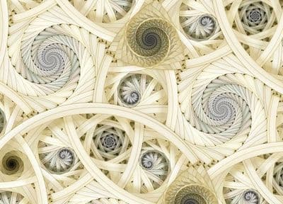 Spiral Modern Design Paper Photo Wallpaper 254x183 cm