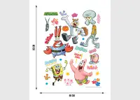Spongebob Interior wall decal sticker 65x85cm | Shop online