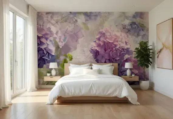 Spring Flowers "Otaksa" wall mural