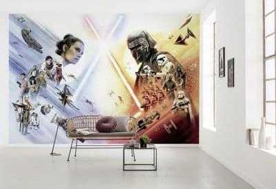 Star Wars characters wallpaper mural