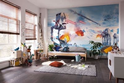 Star Wars Hoth Showdown Non-woven wallpaper 400 x 250 cm