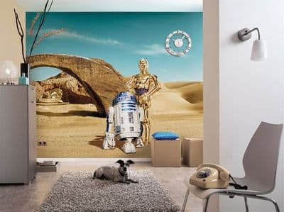 Star Wars Lost Droids wall mural wallpaper