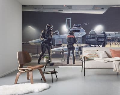 Star Wars PREMIUM wallpaper mural 500 x 250 cm Classic Yavin Y-Wing