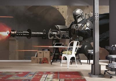 Star Wars PREMIUM wallpaper mural 500 x 280 cm The Mandalorian Blaster