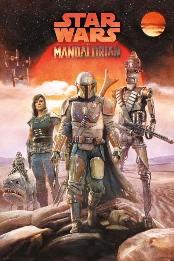 The Mandalorian Crew 61x91,5cm Movie Poster | Buy it now