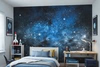Starry sky wall mural wallpaper 260 x 384cm UK shop