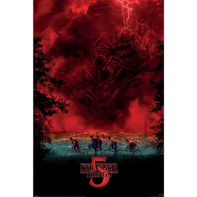 Stranger Things Season 5 Poster 61x91,5 cm Vecna Sky