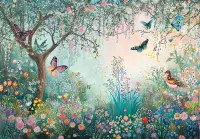 Summer Forest girly bedroom Photo Wallpaper | Buy it online from UK shop