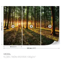 Bedroom forest unisex photo wallpaper from UK shop  | Buy it online