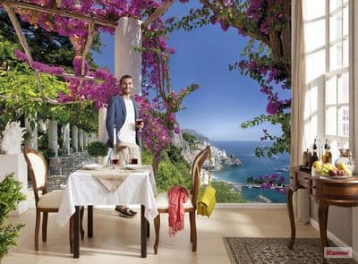 Sunny Coast View wall mural